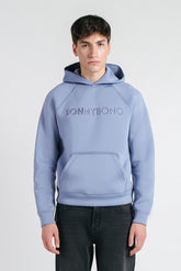 FELPA CON LOGO CAPPUCCIO E MARSUPIO AVION